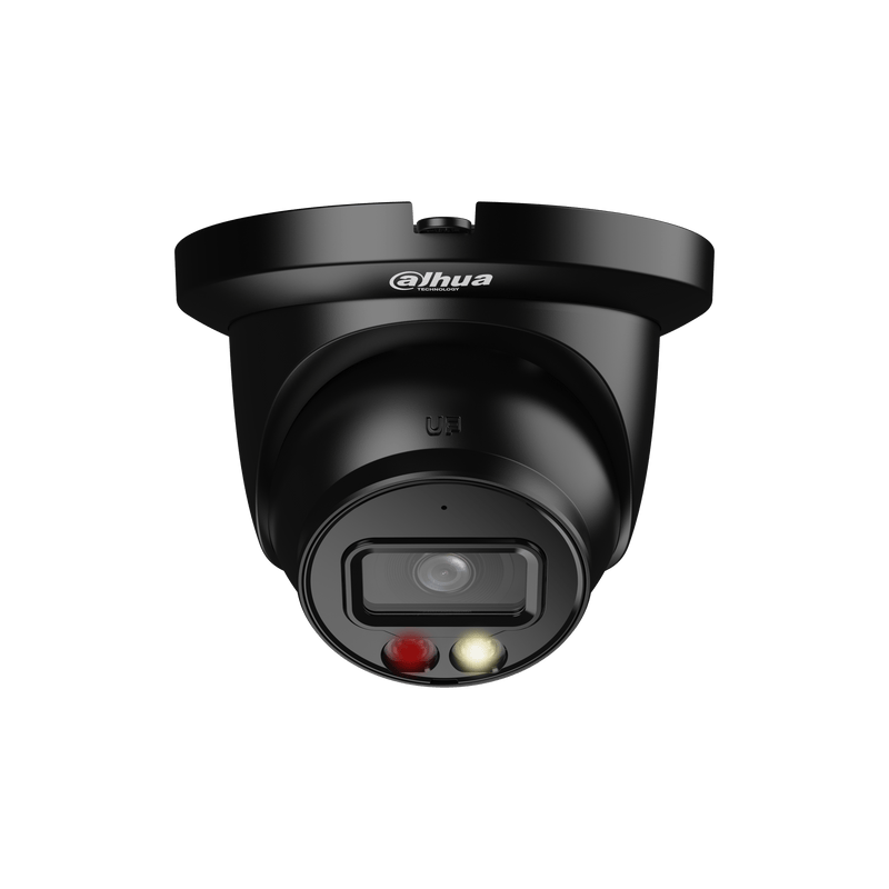 Dahua DH - IPC - HDW2449TM - S - IL - Black 4MP Smart Dual Light Fixed - focal Eyeball WizSense Network Camera - Dahua - Falcon Electrical