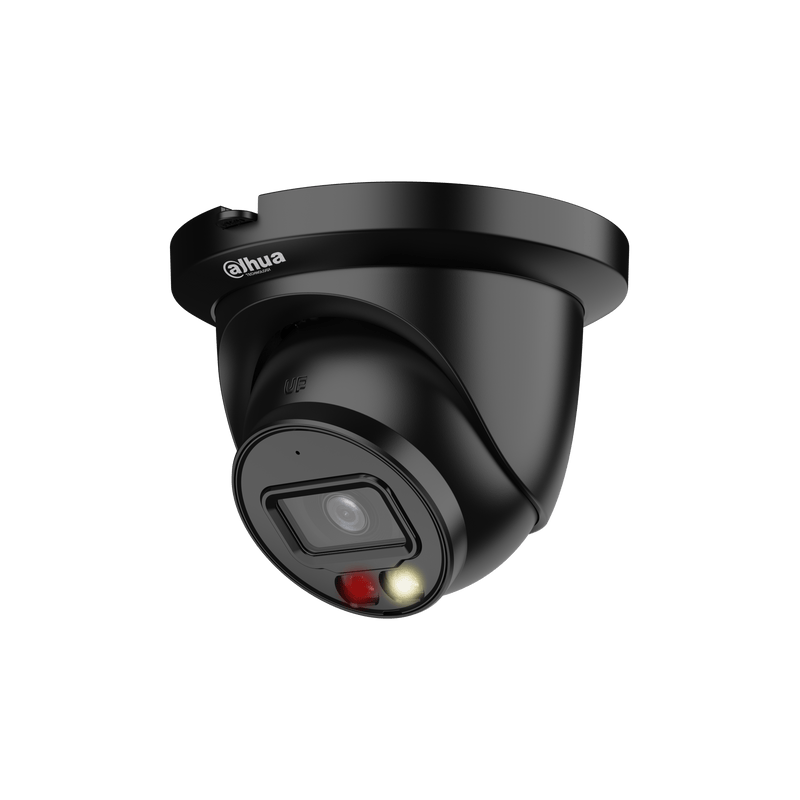 Dahua DH - IPC - HDW2449TM - S - IL - Black 4MP Smart Dual Light Fixed - focal Eyeball WizSense Network Camera - Dahua - Falcon Electrical