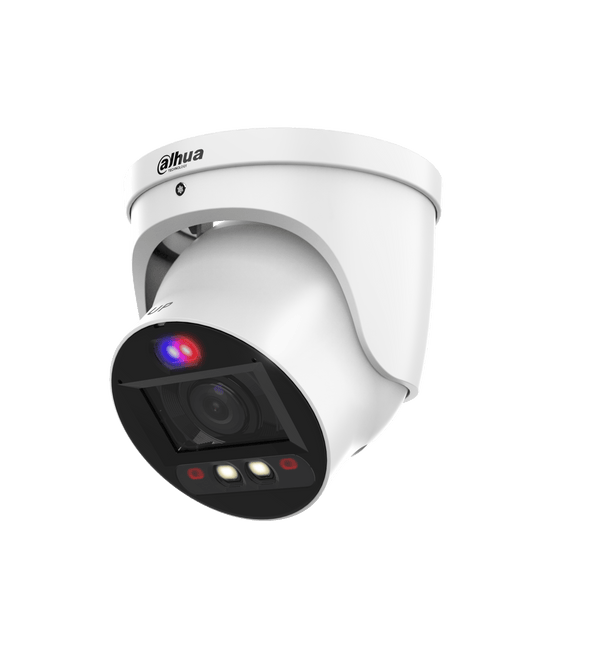 Dahua DH - IPC - HDW3849H - ZAS - PV 8MP Smart Dual Light Active Deterrence Vari - focal Eyeball WizSense Network Camera - Dahua - Falcon Electrical