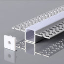 V-tac 23173 VT-8201 MOUNTING KIT WITH DIFFUSER FOR LED STRIP RECESSED 2000x55x15mm SILVER BODY