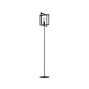 Searchlight 23202-1BK Plaza Floor Lamp - Matt Black Metal