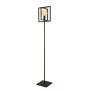 Searchlight 23202-1BK Plaza Floor Lamp - Matt Black Metal