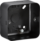 Knightsbridge MLA M8700TB Black Metal Clad 1G Back Box