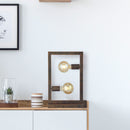 Searchlight 24101-2RU Oblong 2Lt Table Lamp - Rustic Brown Metal - Searchlight - Falcon Electrical UK