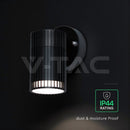 V- tac 24166 VT-10174 GU10 Wall Light Holder Single Head IP44 - V-TAC - Falcon Electrical