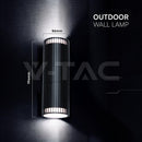 V -tac 24167 VT-10175 GU10 Wall Light Holder Double Head IP44 - V-TAC - Falcon Electrical
