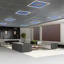 V - Tac VT - 6169 64W LED DIAMOND - IN - SQUARE PANEL LIFUD DRIVER+QC 595x595MM FLICKER FREE 6500K+BLUE - V - TAC - Falcon Electrical