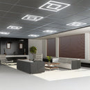 V - Tac VT - 6159 60W LED SPIRAL FRAME PANEL LIFUD DRIVER+QC 595x595MM FLICKER FREE 6500K - V - TAC - Falcon Electrical