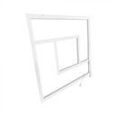 V - Tac VT - 6159 60W LED SPIRAL FRAME PANEL LIFUD DRIVER+QC 595x595MM FLICKER FREE 6500K - V - TAC - Falcon Electrical