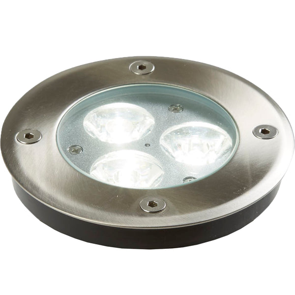 Searchlight 2505WH Walkover LED Indoor/Outdoor Recessed-Stainless Steel & White