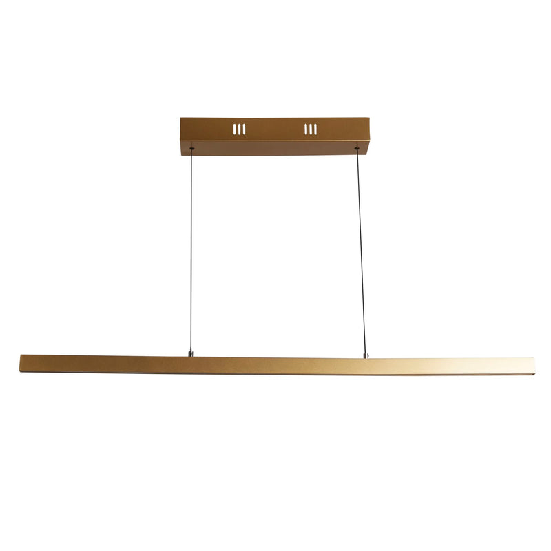 Searchlight 30228GO Kelly Gesture Control Pendant - Gold Metal & Opal Glass