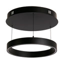 Searchlight 30410BK Layla Gesture Control Pendant - Black Metal & Opal Acrylic