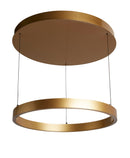 Searchlight 30411GO Layla Gesture Control Pendant - Gold Metal & Opal Acrylic