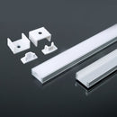 V-tac 3355 VT-8113 MOUNTING KIT WITH DIFFUSER FOR LED STRIP SURFACE 2000X17.4X7MM SILVER