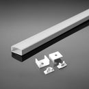 V-tac 3365 VT-8113-W MOUNTING KIT WITH DIFFUSER FOR LED STRIP PCB 12MM SURFACE 2000X17.4X7MM WHITE
