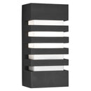 Searchlight 3393GY Exeter  Outdoor Wall Light - Dark Grey Metal & Polycarbonate