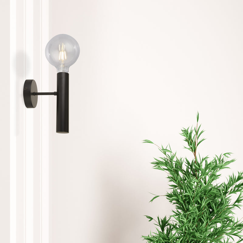 Searchlight 35720-1BK Dulwich Wall Light - Black Metal - Searchlight - Falcon Electrical UK