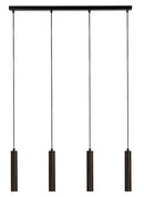 Searchlight 35720-4BK Dulwich 4Lt Bar Pendant - Black Metal