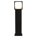 Searchlight 38141-650 Athens Outdoor Post - Black Metal & Opal Glass