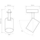 Astro 1286052 Ascoli Track Textured Black - Astro - Falcon Electrical