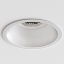 Astro 1249034 Minima Slimline Round Fixed Fire-Rated IP65 Matt White