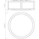 Astro 1121043 Mashiko Round 300 Bronze - Astro - Falcon Electrical
