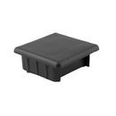Mixed ECB21 PVC END CAP 21mm BLACK