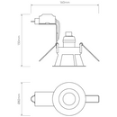 Astro 1249002 Minima Round Fixed Matt White