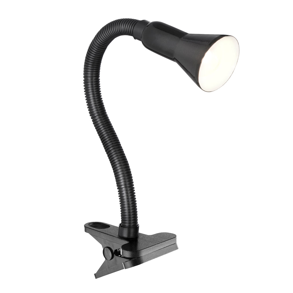 Searchlight Partners Searchlight 4122BK Desk Partners Flex Clip Task Lamp - Black Metal ...