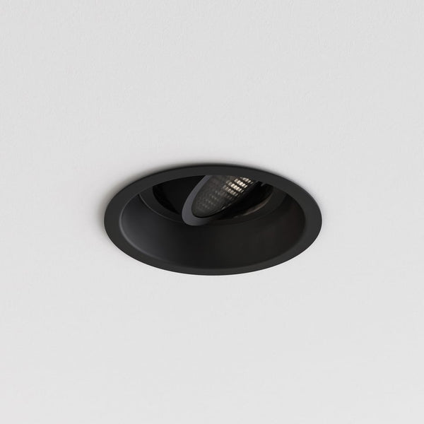 Astro 1249041 Minima Slimline Round Adjustable Fire-Rated Matt Black