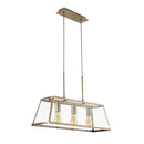 Searchlight 4613-3AB Voyager 3Lt Bar Pendant - Antique Brass Metal & Glass - Searchlight - Falcon Electrical UK