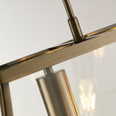 Searchlight 4613-3AB Voyager 3Lt Bar Pendant - Antique Brass Metal & Glass - Searchlight - Falcon Electrical UK