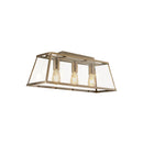 Searchlight 4613-3AB Voyager 3Lt Bar Pendant - Antique Brass Metal & Glass - Searchlight - Falcon Electrical UK