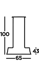 Searchlight 4613-3BK Voyager 3Lt Bar Pendant - Black Metal & Glass