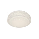 Searchlight 4650-28 Leo LED Flush Fitting - Star Finish