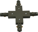 Knightsbridge MLA TRKX1S 230V Track X-connector - Satin Nickel