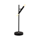 Searchlight 4867BK Wands LED Table Lamp - Black Metal & Acrylic