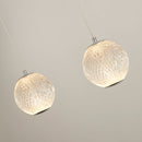 Searchlight 51485-5CC Allure 5Lt Bar Pendant - Chrome Metal & Clear Acrylic