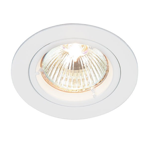 Saxby 52331 Cast fixed 50W, Gloss White - Saxby - Falcon Electrical