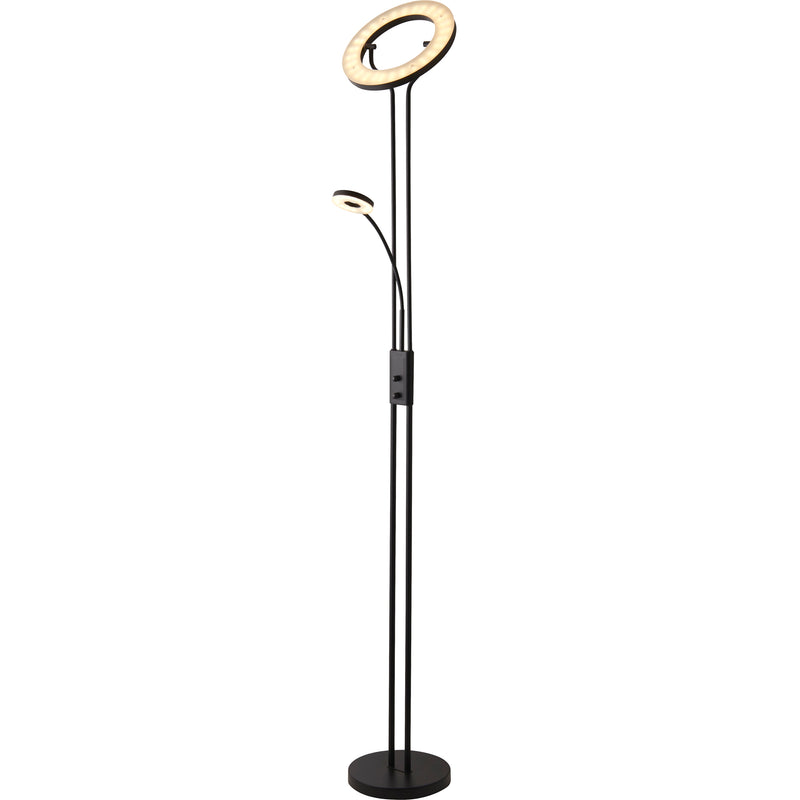 Searchlight 55601BK Mother & Child Floor Lamp - Matt Black Metal - Searchlight - Falcon Electrical UK