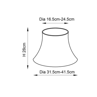 Endon CELIA-16 Celia 1lt Shade - Endon - Falcon Electrical UK
