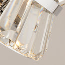 Searchlight 59410-2CC Uptown 2Lt Wall Light - Chrome Metal & Clear Crystal