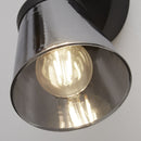 Searchlight 61170-1SM Mega Spotlight Wall Light - Black Metal & Smoked Glass