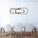 Searchlight 61775BK Clip Pendant - Black Metal
