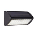 Searchlight 67422BK-PIR Solar Outdoor Wall Light - Black Metal & White Polycarbonate