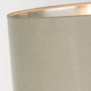 Searchlight 67521GY Scarborough Table Lamp - Crystal, Satin Nickel & Grey Velvet