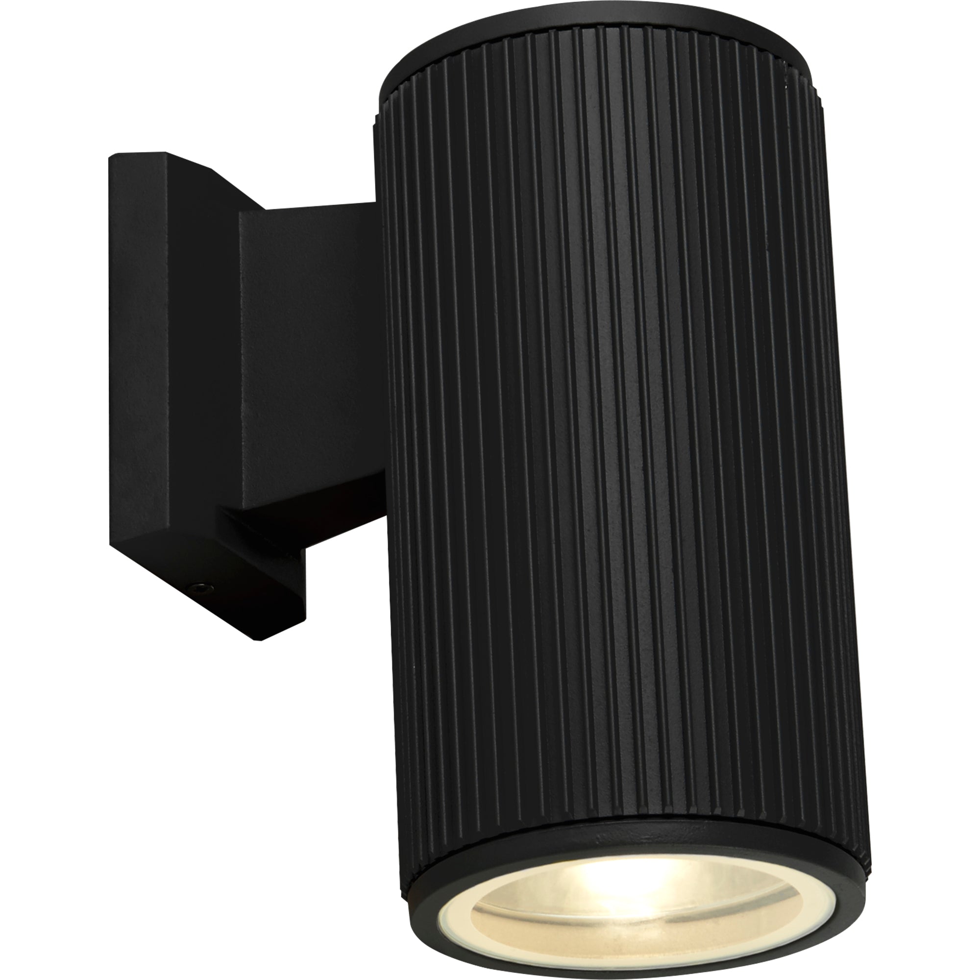 Searchlight 6871BK Hamburg Outdoor Wall Light - Black Metal & Glass ...