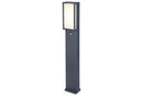 Lutec 7193004118 qubo ip54 integrated led bollard light in dark grey 1150 lumen 3000k