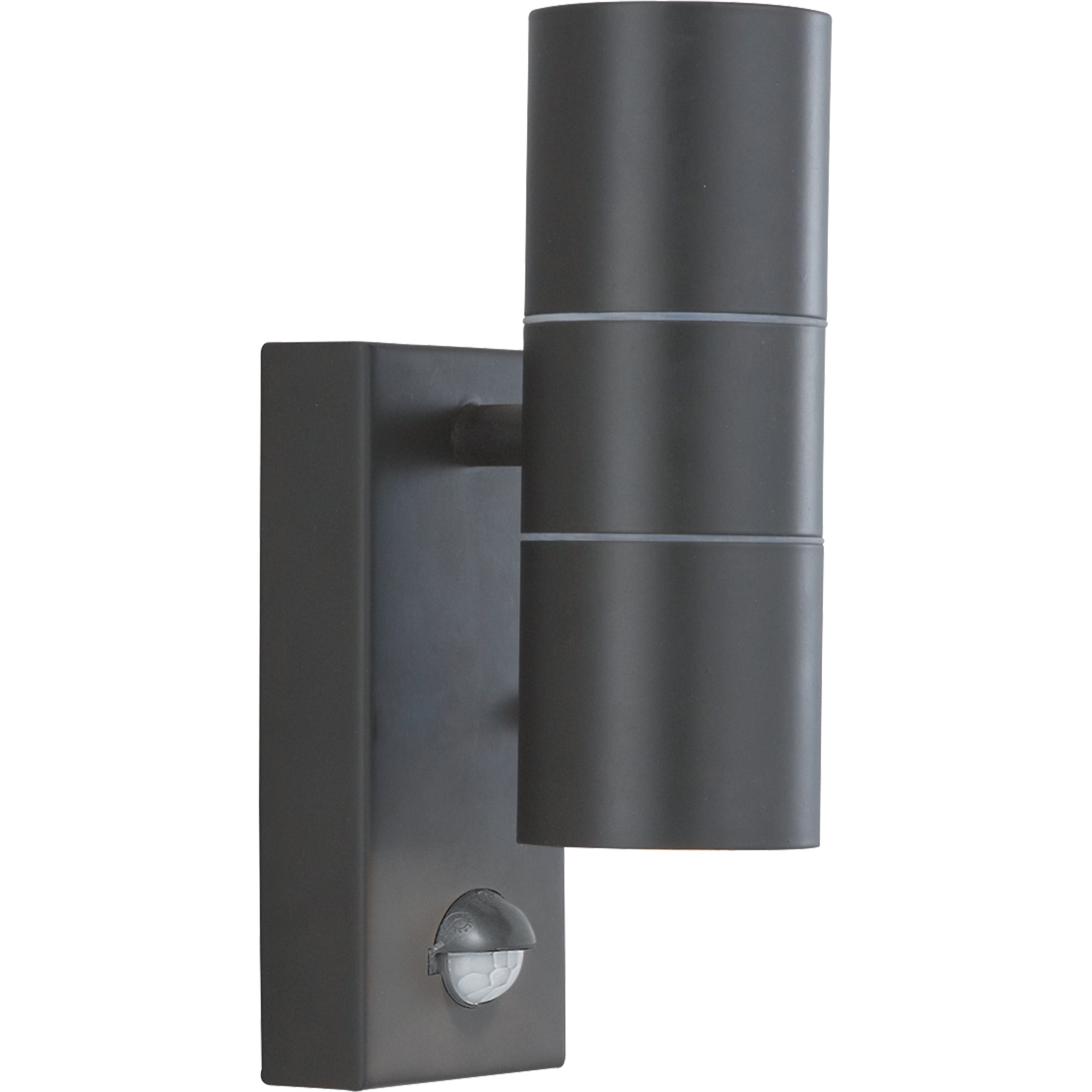 Searchlight 7008-2BK-LED Metro Outdoor Wall Light - Silk Black Metal ...