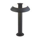 Searchlight 7264-450 Mushroom Outdoor Post  - Dark Grey & Opal Polycarbonate